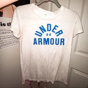 White Under Armour Tee